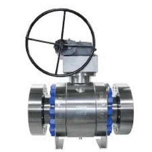 Válvula de bola de acero forjado con montaje en muñón