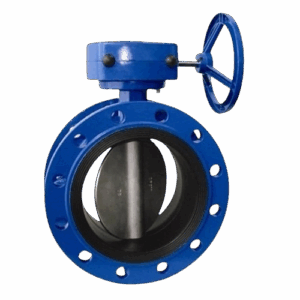 Válvula de mariposa con asiento resiliente tipo brida