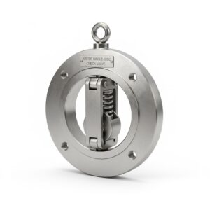 Válvula de retención de disco único tipo oblea
