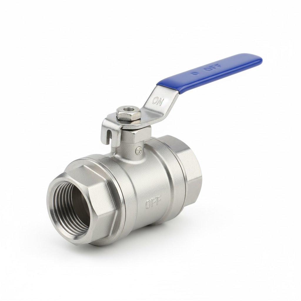 Válvula de bola de una sola pieza.